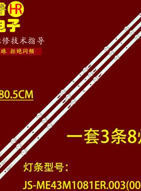 适用43R1 005.04303X82.123/2 43D303B8CX80712灯条液晶电视背光