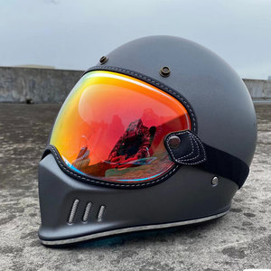 RYMIC复古盔绑带式风镜R980RoyalSHOEI盔/AMZ/比斯力日夜防风防晒