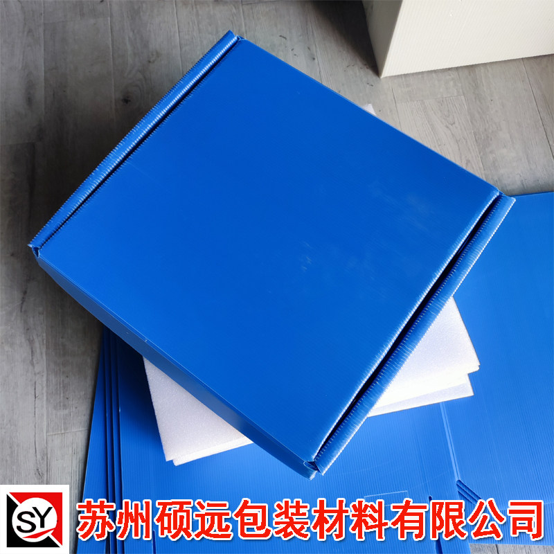 中空板飞机盒 塑料瓦楞板防潮防水PP包装盒 定制防静电塑胶披萨盒图片