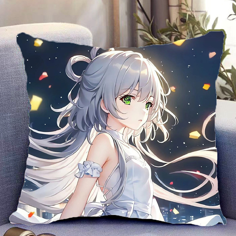 洛天依周边双面抱枕同款带枕芯靠枕垫二次元diy定制创意生日礼物