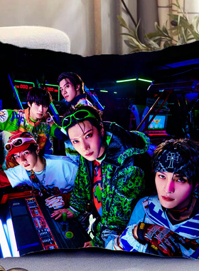 WayV威神V周边双面抱枕人物照片同款靠枕靠垫带枕芯枕头礼物定制