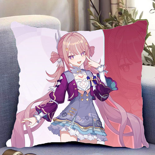 白鹿游云崩坏3周边双面抱枕游戏