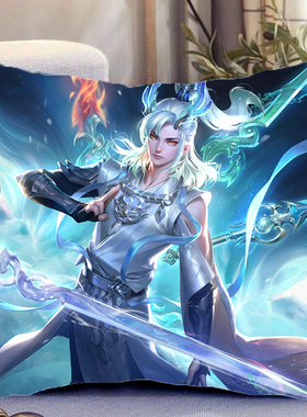 王者荣耀敖隐周边双面抱枕照片带枕芯靠枕靠垫枕头套生日礼物定制