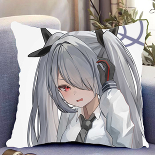 蔚蓝档案银镜伊织周边双面抱枕照片带枕芯靠枕靠垫枕头礼物可定制