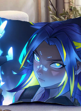 霓虹无畏契约周边双面抱枕游戏照片带枕芯靠枕靠垫枕头礼物可定制