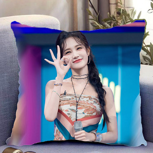 李一桐周边双面抱枕人物照片同款靠枕靠垫带枕芯枕头套礼物可定制