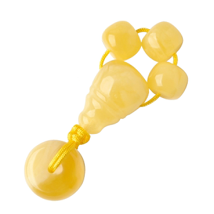 天然蜜蜡佛头一体三通琥珀手串散珠配件菩提手链文玩佛珠配饰全套