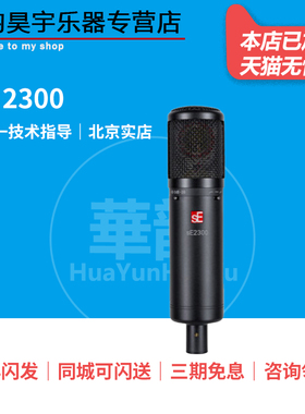 sE 2300录音棚大振膜专业多指向直播录音麦克风 2200话筒升级版