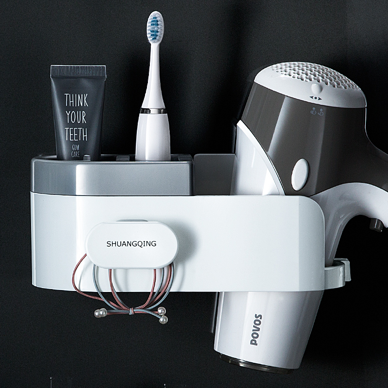 吹风机架浴室厕所免打孔收纳