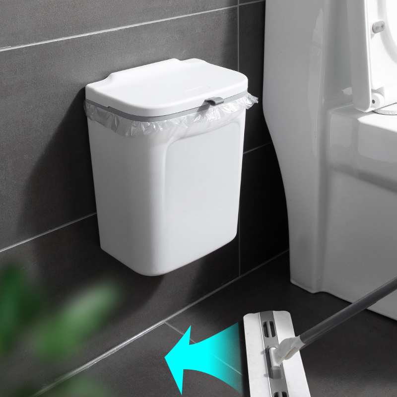 卫生间垃圾桶厕所家用挂墙免打孔