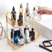 化妆室置物架浴室厕所洗手间洗漱洗脸台化妆品桌面轻奢梳妆收纳盒