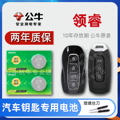 福特领睿汽车钥匙电池