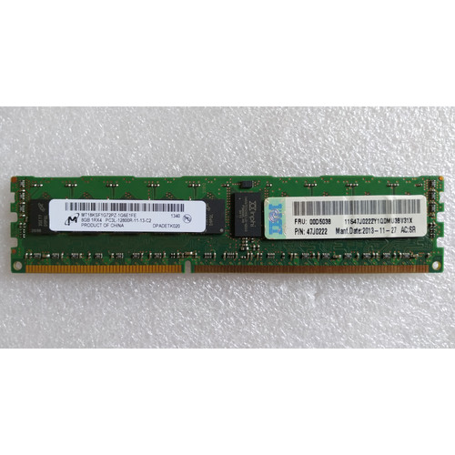 IBM 00D5038 8G 1R*4 PC3L-12800R 47J0222 M4 1600 服务器内存