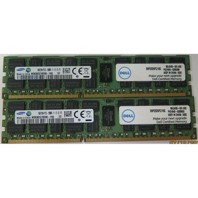 DELL服务器内存 SNP20D6FC/16G P3L 12800R DDR3 1600 ECC REG