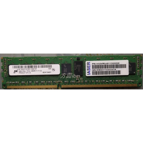 镁光 MT18KSF1G72PZ-1G6E1HE 8G 1RX4 PC3L-12800R 1600 内存