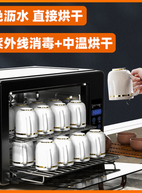 茶杯消毒柜烘干一体紫外线办公室