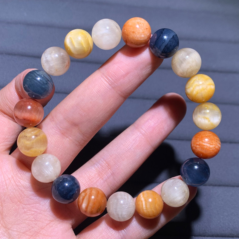 天然顺发兔毛幽灵单圈手链礼物女