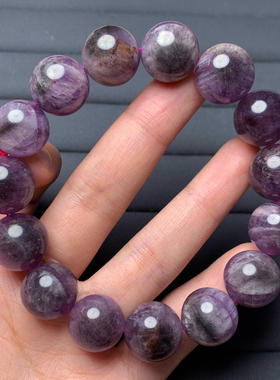 天然极光水晶手链单圈Auralite23钛晶紫水晶佛珠手串幽灵饰品送礼