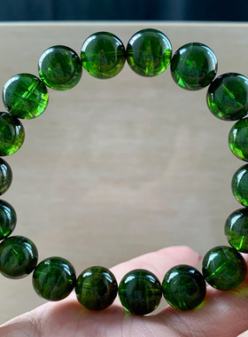 天然巴西黑糖绿碧玺手链送礼物女