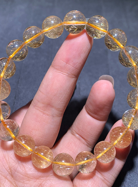 天然维纳斯发晶手链手串饰品男女