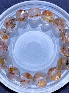 天然锦鲤铜矿共生彩铜矿手链饰品