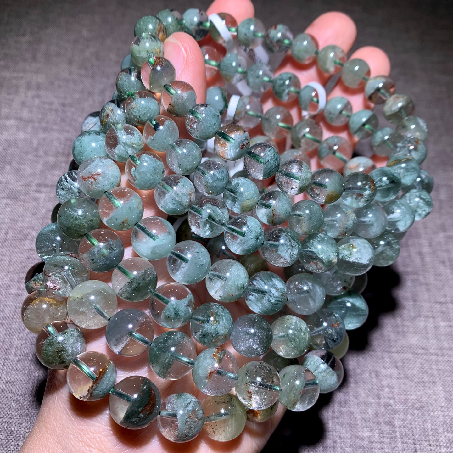 天然莫奈幽灵手链巴西半盆聚宝盆千层山水晶手串清新饰品礼物情侣,饰品/流行首饰/时尚饰品新,手链,淘宝优惠券,粉丝福利购,淘宝优惠卷