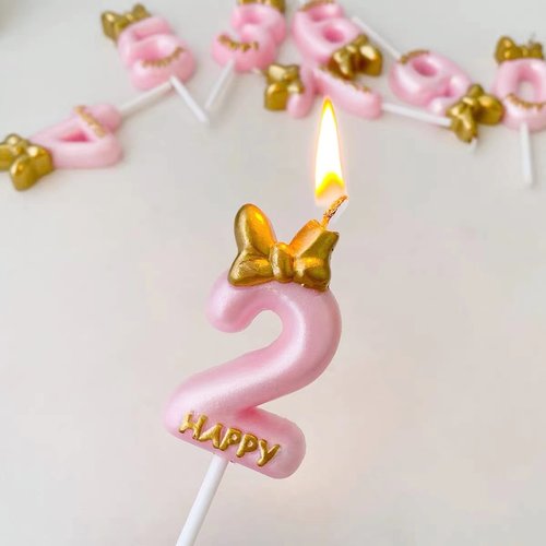 生日蛋糕场景布置数字蜡烛