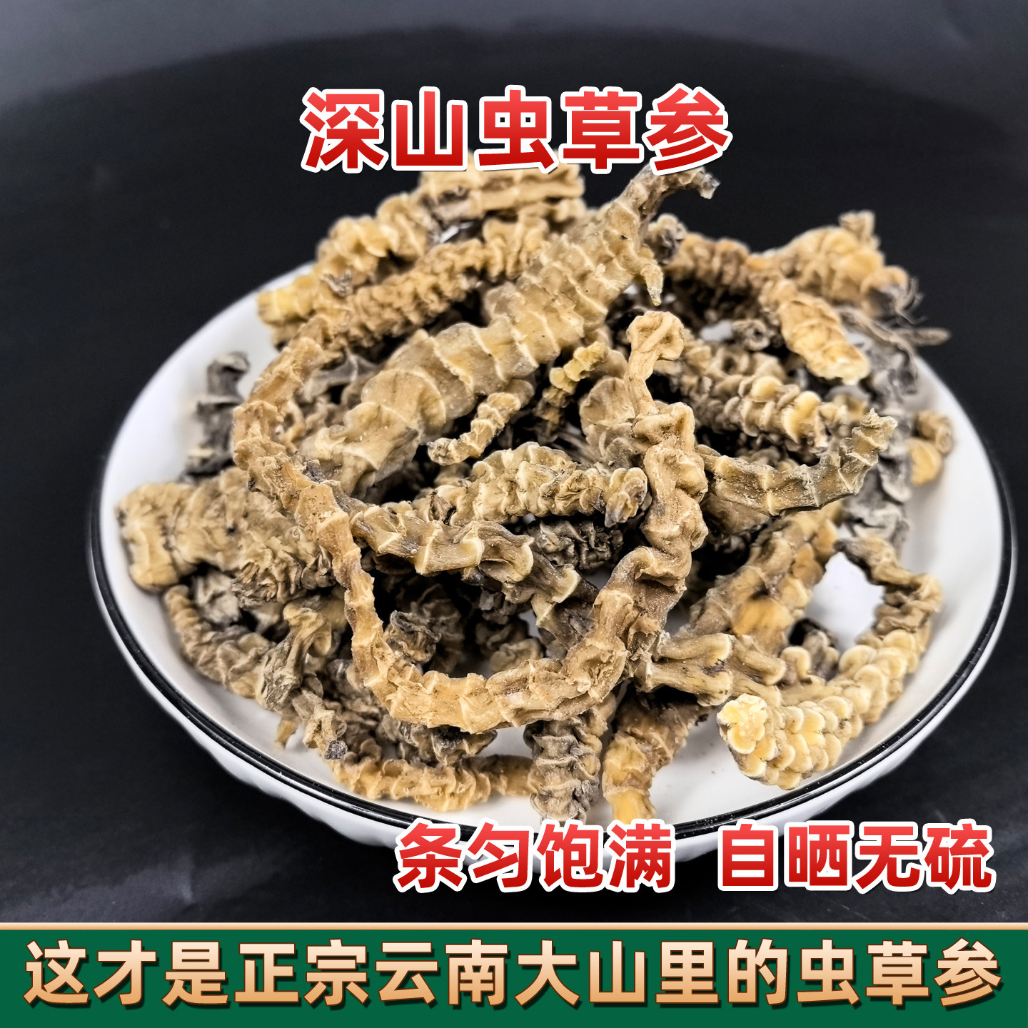 云南虫草参 天王参 地参 顶天柱 竹节参 越皇根 地蚕草石蚕地笋