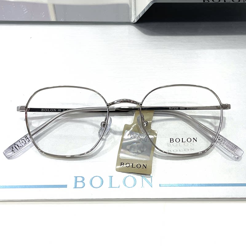 BOLON暴龙新款眼镜框个性金属光学镜架男近视可配度数BJ7233