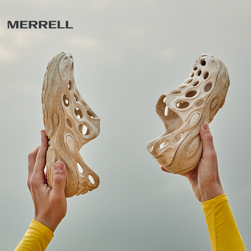 MERRELL迈乐毒液3厚底洞洞鞋男女一脚蹬休闲沙滩钓鱼凉鞋情侣