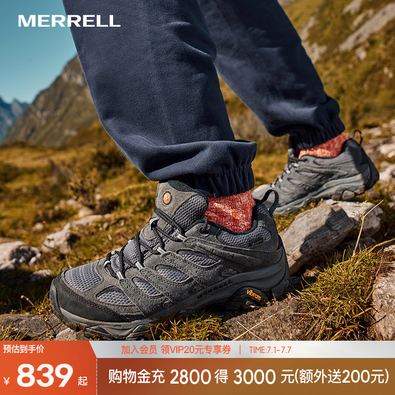 MOAB3 GTX丨MERRELL迈乐徒步鞋登山专业防水耐磨情侣