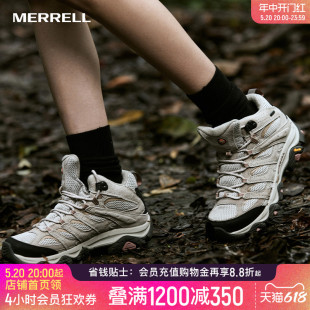 MID MERRELL迈乐MOAB3 WP防泼水抓地防滑户外运动登山徒步鞋 男女