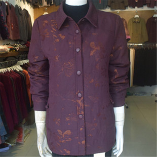 高档中老年女装春装外套妈妈洋气显瘦新款老人衣服奶奶老太太上衣