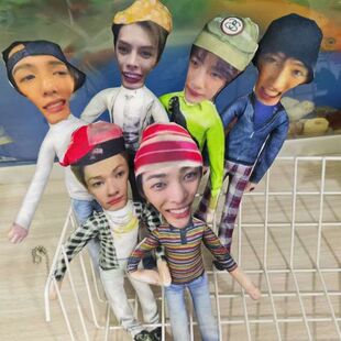 cortis男团玩偶抽象老鼠干小挂件款周边金主训安乾镐公仔礼物应援