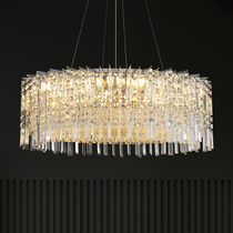 意式极简现代简约餐厅吊灯吧台北欧创意玻璃高端全铜设计感长条灯