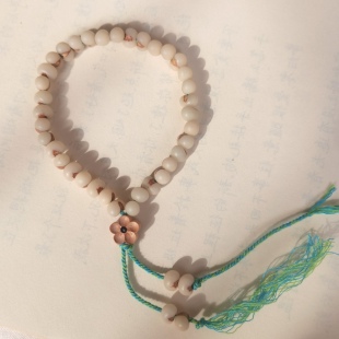 棕榈籽手串金佛草手持菩提念珠古风原创设计DIY礼物民族风饰品