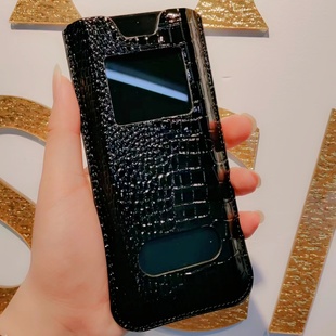 三星Fold4改W25手机套Fold3改W25心系天下手机后盖贴皮FOLD3升级W24手机套F9360改W25真皮皮贴FOLD3改FOLD6套