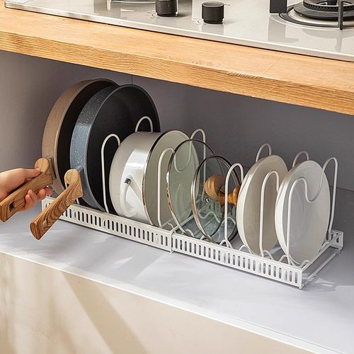 柜内锅具厨具收纳锅架台面碗碟架