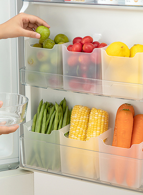 冰箱侧门收纳盒分装整理神器内侧保鲜食品级侧面储物门上盒子厨房