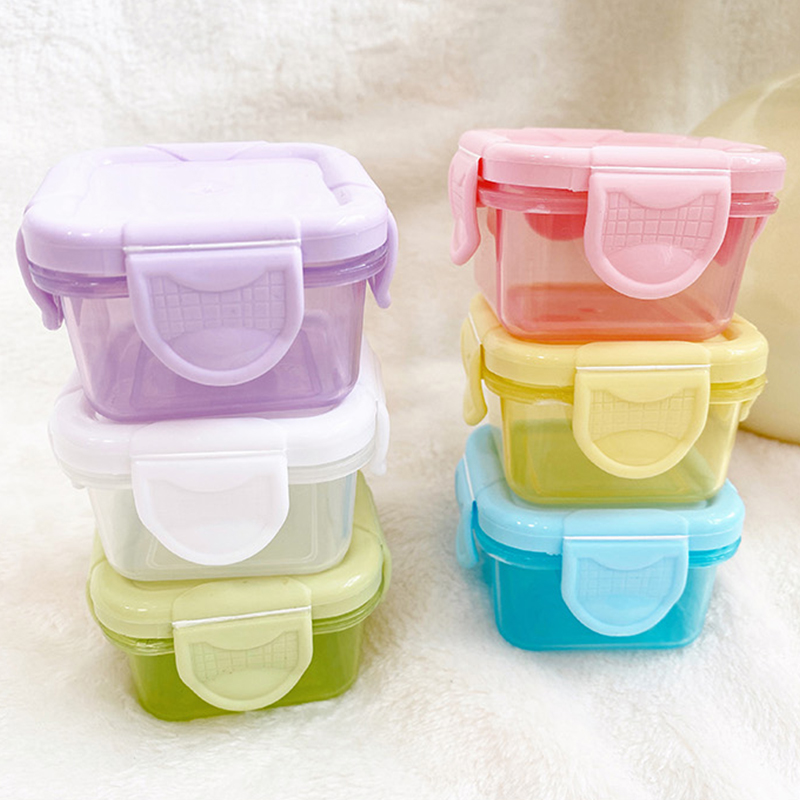 马卡龙迷你收纳盒塑料小盒子