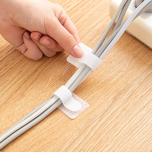 日式数据线收纳神器魔术贴扎带