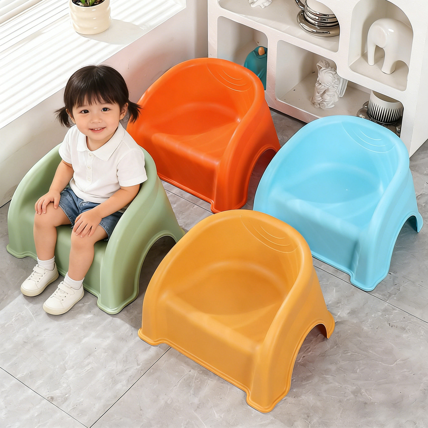 宝宝椅沙发餐椅儿童塑料学习椅小凳子靠背椅加厚防滑板凳洗澡矮凳,住宅家具,儿童凳,淘宝优惠券,粉丝福利购,淘宝优惠卷