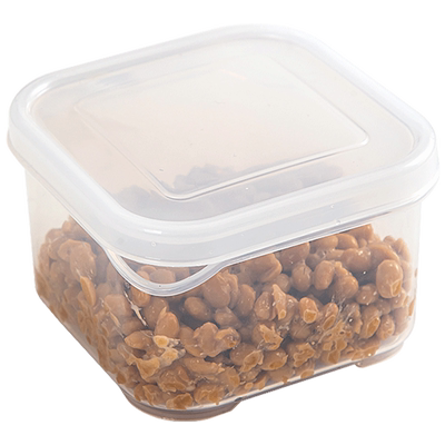 纳豆分装盒保鲜盒杂粮米饭冷冻盒食品级冻肉密封便携方形塑料盒子