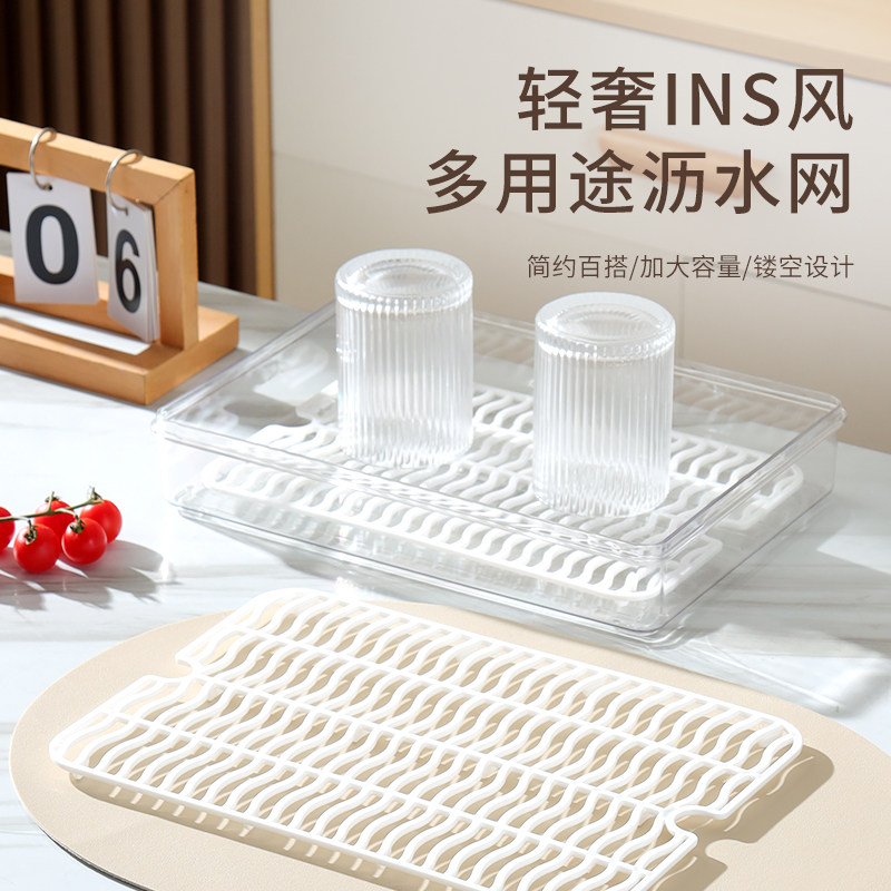 商用大号保鲜盒沥水板图片