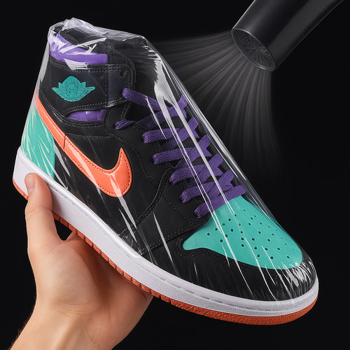 鞋子热缩膜防尘防氧化鞋罩