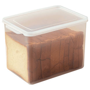 面包收纳盒吐司保鲜盒冰箱专用馒头包子厨房面粉桶蔬菜杂粮密封盒