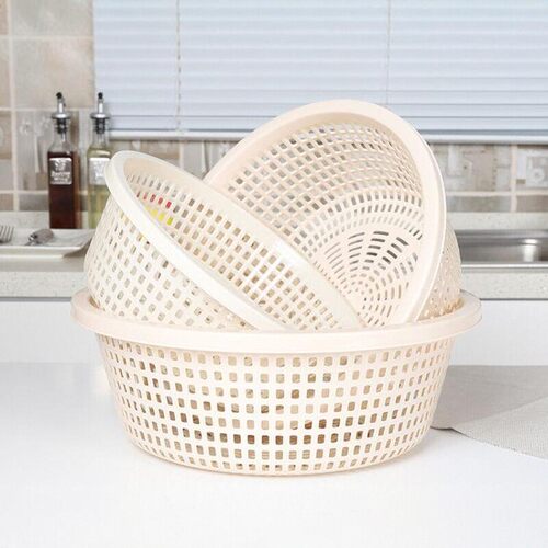 三件套沥水篮家用厨房加厚大容量