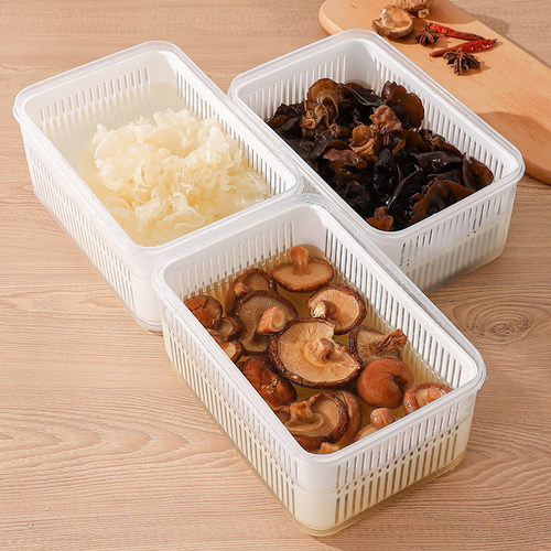 食品级PP材质防漏水泡发盒