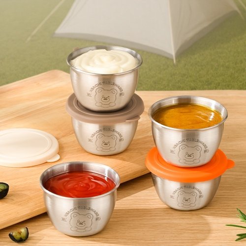 不锈钢酱料盒304食品级材质