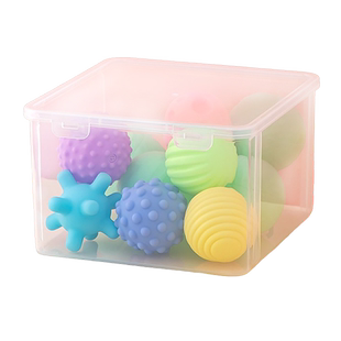 Mrun宝宝咬牙胶收纳盒大容量防尘储存放安抚奶嘴磨牙棒可消毒婴儿